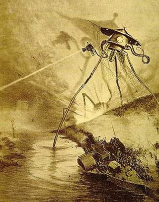 Illustration for article titled This Propaganda Poster Showed Martian Technology Winning World War I